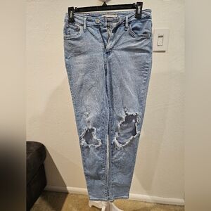 Levi's Women's 721 High Rise Skinny Jeans Blue Size 26 EUC